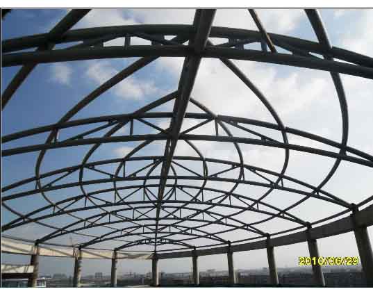 河北中煤朔州宾馆管桁架工程