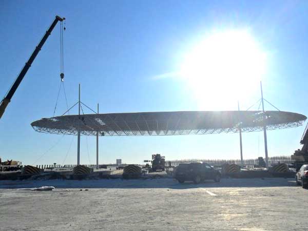 河北加油站网架案例